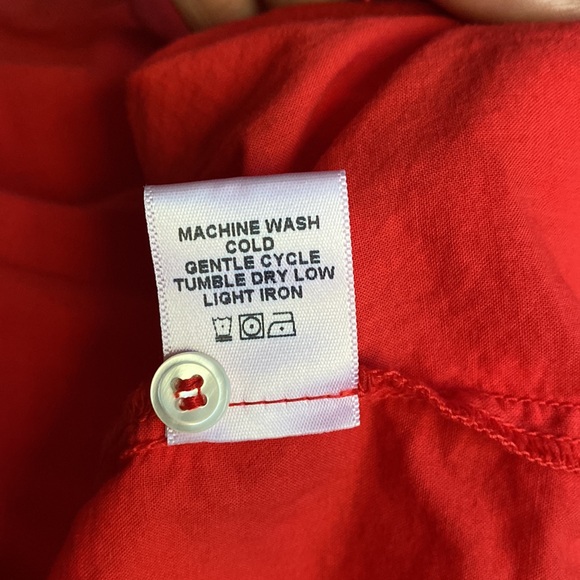 XIRENA Red Torch Lena Button Cotton Maxi Dress - Picture 12 of 14